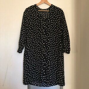 Frank & Oak Polkadot button-up Long-sleeve Dress